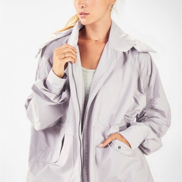 Fabletics Jackets & Blazers - Light Lavender Women's Oversized Jacket